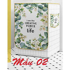 Vỏ bọc máy giặt cửa ngang, áo trùm siêu bền chống mưa nắng