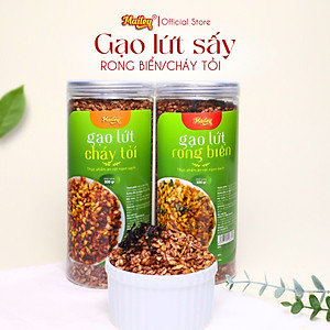 [COMBO 3 HŨ 300G] Gạo lứt giảm cân ăn liền Mailey - gạo lứt sấy rong biển/ cháy tỏi ăn kiêng healthy