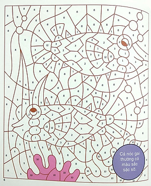 Sách Tô Màu Theo Số Dưới Đại Dương