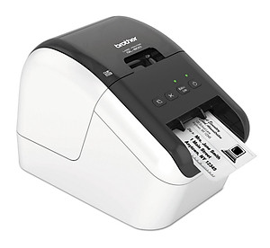 Máy in nhãn Brother QL-800 (khổ ngang 62mm), nhãn decal, dán nhãn thùng hàng, bao bì - Hàng Nhập Khẩu