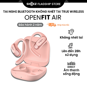 [MỞ BÁN] Tai Nghe Không Nhét Tai Bluetooth True Wireless Earbuds Shokz OpenFit Air T511- Hàng Chính Hãng