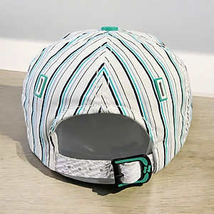 (Hàng VNXK) Nón kết, Mũ lưỡi trai Capo phối vải Denim sọc xanh form chuẩn thời trang 2025 (Ảnh thật)