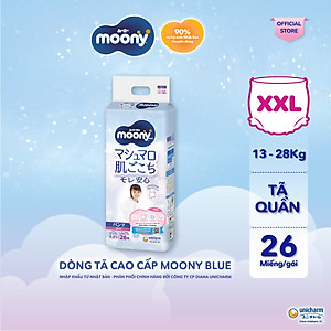 Tã Quần Cao Cấp Moony Nhật Bản Bé Gái XXL26 (26 Miếng)