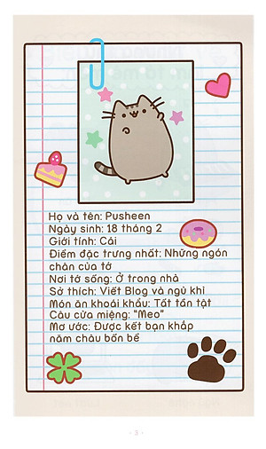 Sách Tớ Là Mèo Pusheen (Tái Bản 2019)