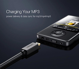 Ugreen UG10353US132TK 0.25M màu Đen Cáp sạc truyền dữ liệu USB 2.0 sang MINI USB đầu mạ vàng - HÀNG CHÍNH HÃNG