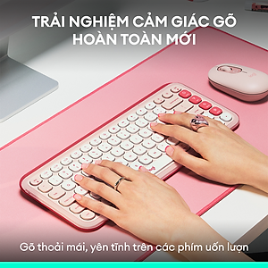 Bàn phím Bluetooth không dây Logitech POP ICON KEYS - Hàng Chính Hãng