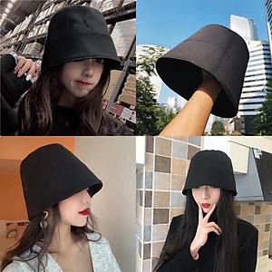 Mũ bucket cụp vành nhỏ thời trang phong cách cho nữ