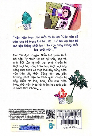 Sách Nấm Mỡ Ở Thị Trấn Nấm - Nấm Mỡ Quên Bài Tập