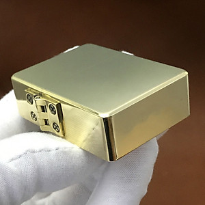 Vỏ Hộp Quẹt Bật Lửa Xăng Bấc Đá Đồng Nguyên Khối Zorro Z915 Cao Cấp Sang Trọng