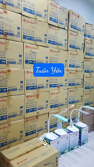 Đèn bàn cảm ứng 6W LED Rạng Đông RL-36.LED 4 nhiệt độ màu, 3 mức sáng