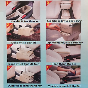 Hộp tỳ tay dành cho xe hơi, ô tô cao cấp JDZX-SZK dùng cho xe Suzuki Swift