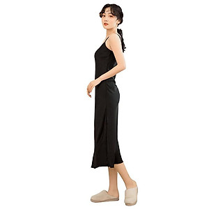 Xả kho Đầm Ngủ 2 Dây Dáng Dài Phi Bóng Quyến Rủ Váy Ngủ Dáng Dài