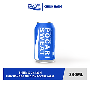Thùng 24 LonThức Uống Bổ Sung ION Pocari Sweat (330ml / Lon)