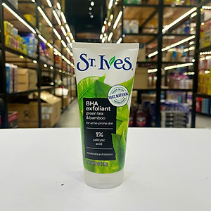 Sữa Rửa Mặt Sạch Mụn Đầu Đen ST.IVES Trà Xanh 170g - 077043358023