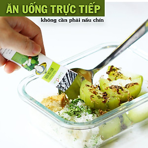 Bột Diếp Cá hữu cơ nguyên chất sấy lạnh Dalahouse - Hộp 20 gói nhỏ 3gr định lượng sẵn cho 1 lần sử dụng - Mát Gan, ngừa mụn, ngừa trĩ và táo bón. Hỗ trợ bảo vệ Phổi