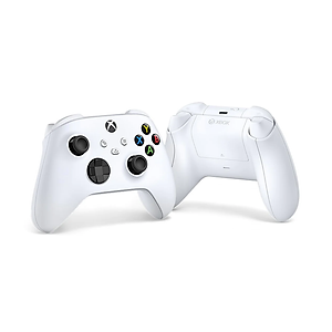 Tay cầm Gamepad không dây Xbox Wireless Controller Microsoft màu trắng (QAS-00006) - Hàng chính hãng