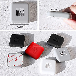 Nút Chống Va Đập Cửa Dán Bảo Vệ Tường Hamart Keo 3M Siêu Dính Silicon Chống Ồn Hiệu Quả