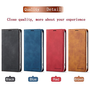 Bao da dạng ví dành cho iPhone 16, 16 Pro, 16 Plus, 16 Pro Max hiệu Forwenw - Hàng nhập khẩu