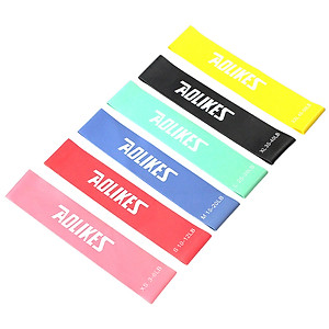 Bộ 6 Dây Kháng Lực Tập Gym Mini Bands AOLIKES TC-3601