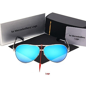 Kính mát thời trang dành cho nam Benz cao cấp - full box - chống tia UV chống lóa tặng kèm khăn lau