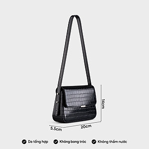 Túi Yuumy ( Thời trang nữ nắp gập size 20 - Túi đeo chéo da Verein YN198 )
