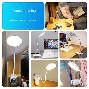 Đèn Học Kẹp Bàn Chống Cận Cho Học Sinh PaKaSa , Đèn Cảm Ứng Kẹp Bàn Xoay 360 Độ - Hàng chính hãng