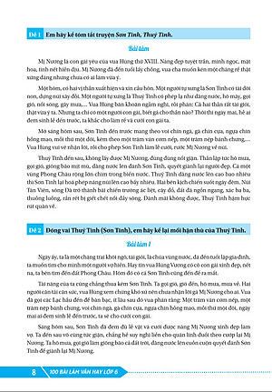 Sách - 100 bài làm văn hay lớp 6 - ndbooks