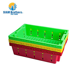 Khay nhựa trồng rau/khay nhựa đựng cá siêu bền Siam Brothers - Xanh