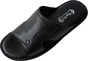 Dép Nam BIGGBEN Da Bò Thật Cao Cấp DN198