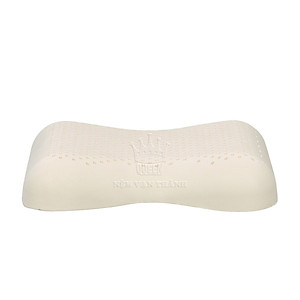 Gối nằm Cao Su Thiên Nhiên  Honey Nơ Vạn Thành 38x53x10cm-Êm ái-đàn hồi.