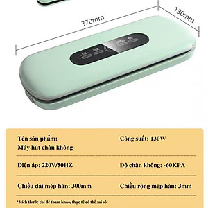 MÁY HÚT CHÂN KHÔNG KÈM HÀN MIỆNG TÚI, TẶNG KÈM 10 TÚI HÚT, AN TOÀN KHI SỬ DỤNG HÀNG CHÍNH HÃNG