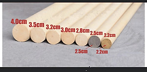 Gậy Arnis Võ Thuật - Gậy luyện võ - Gỗ Bạch Lạp - Độ dài 66cm - 80cm / (2.2cm -3.0cm)