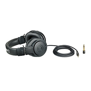 Tai nghe kiểm âm Audio-Technica ATH M20X cho phòng thu - hàng chính hãng