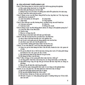 Hướng dẫn trả lười câu hỏi & bài tập khoa học tự nhiên 9 (dùng lèm sgk chân trời sáng tạo) (HA-MK)