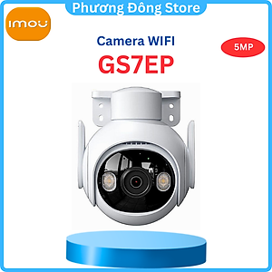 Camera Wifi ngoài trời Imou Cruiser 2 IPC-GS7EP-5M0WE - 3MP/5MP, độ phân giải cao 2K / 3K, phát hiện người và xe cộ, có màu ban đêm - Hàng chính hãng