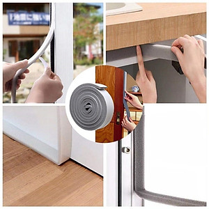 Ron Chặn Khe Cửa, Xốp Chặn Khe Cửa, Ngăn Gió, Bụi, Côn Trùng, Cách Âm, Mút Dán Khe Cửa