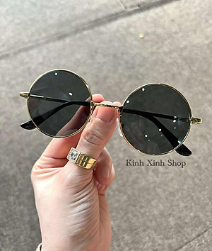 Kính râm trẻ em mắt tròn thầy bói cho bé
