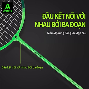 Vợt cầu lông cán liền Agnite - Kèm bao đựng cao cấp - 2 chiếc - F2134