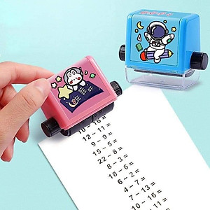 Máy in con lăn tạo phép tính cộng trừ,máy tạo phép tính đơn giản ra bài tập cho bé học toán