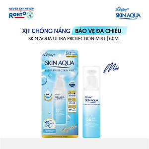 Xịt chống nắng bảo vệ đa chiều Skin Aqua Ultra Protection Mist 60ml