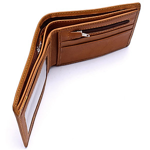 Ví nam Huy Hoàng da bò màu da, đen, nâu HT2101-02-03