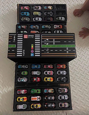 Bộ Đồ Chơi Xe Ô Tô Container 48 Chiếc Mini – Quà Sinh Nhật Bé Trai – Đồ Chơi Mô Hình Xe Hơi Kèm Hộp Đựng - HÀNG CHÍNH HÃNG MINIIN