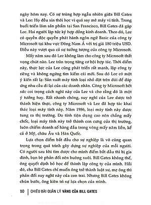 Sách Chiêu Bài Quản Lý Vàng Của Bill Gates