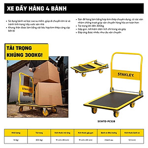 Xe Đẩy Hàng 4 Bánh Stanley PC528