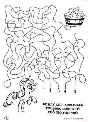 Sách My Little Pony - Jumbo Tô Màu Và Các Trò Chơi 7