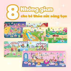 Công chúa Cherry Sách bóc dán sticker cho bé gái