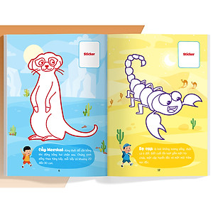 Sách Con Tô Màu - Thám Hiểm Sa Mạc