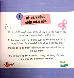 Sách Tay Khéo Tay Xinh - Bé Vẽ Diễn Viên Múa