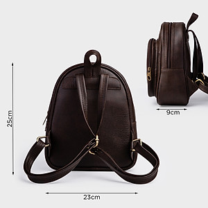 (HOT TREND) Balo da cao cấp - Balo nữ thời trang YUUMY YBA4 - balo da bò bền đẹp