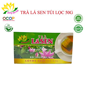 Trà Lá Sen Túi Lọc (Sấy Lạnh) Hương Sen Việt (2g x 25 Túi)